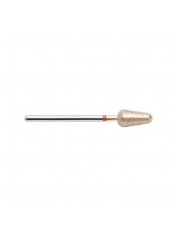 Pear-shaped Red Nail Drill Bit